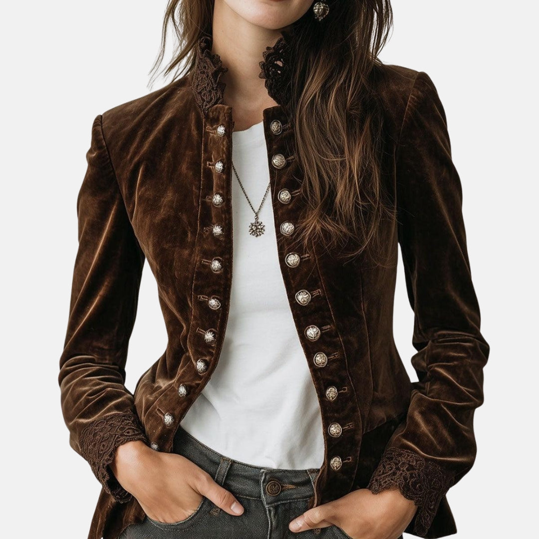 Nolwennia | Veste à boutons décoratifs
