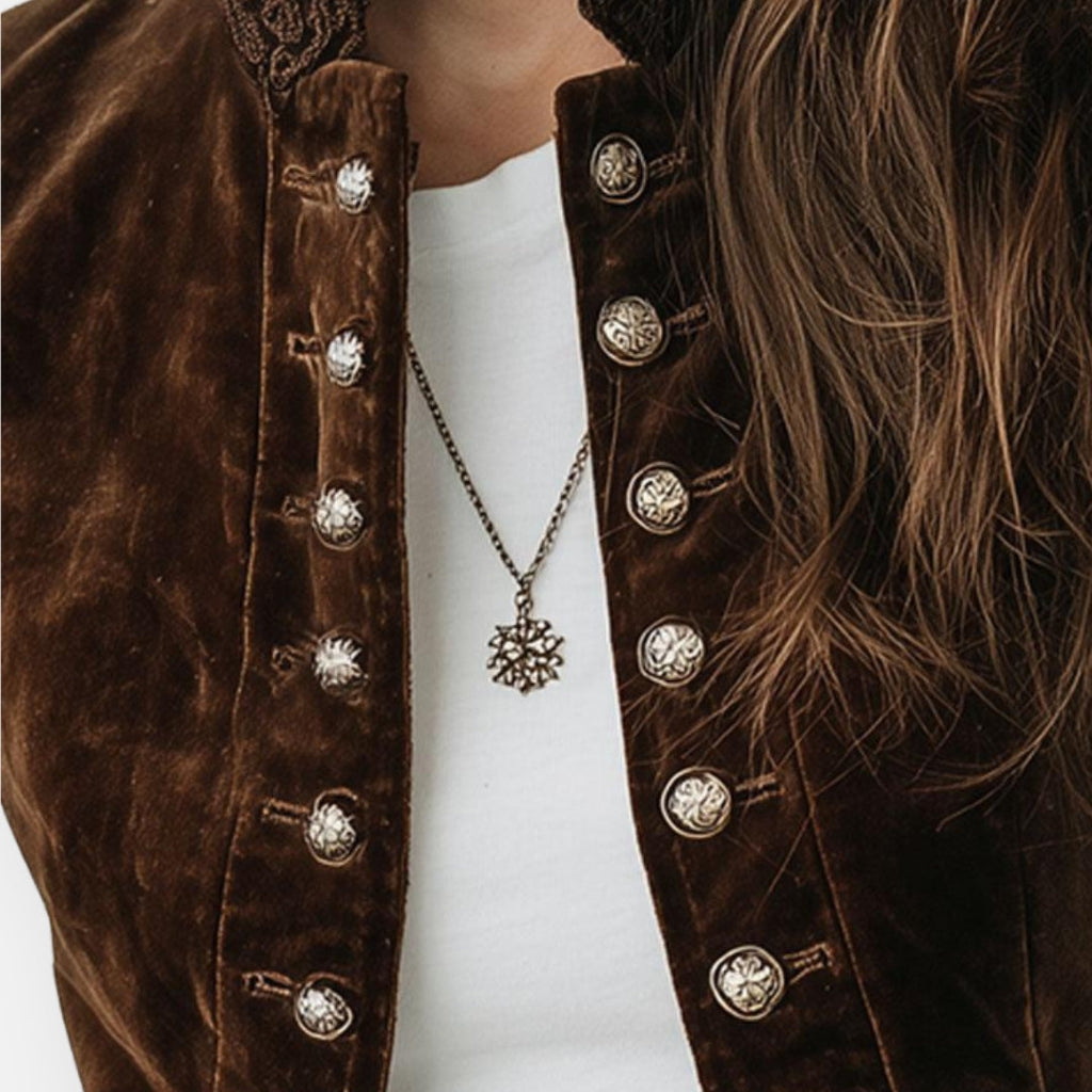 Nolwennia | Veste à boutons décoratifs